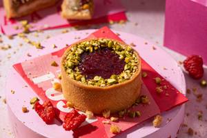 Raspberry Pistachio Tart