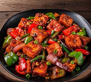 Paneer chilli dry
