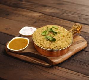 1½ chicken biryani