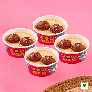 Gulab Jamun with  Rabdi - 4 Pcs