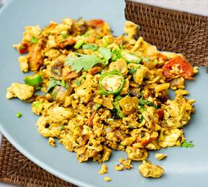 Bread egg bhurji