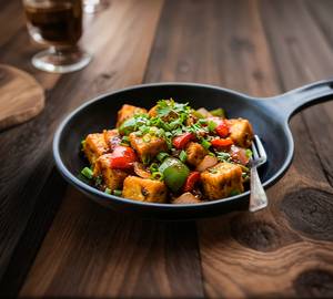 Paneer chilli gravy