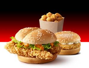 Fiery Chicken & Crispy Chicken + Popcorn (L)