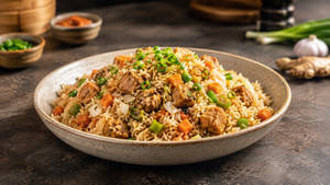 Veg Soyabean Fried Rice