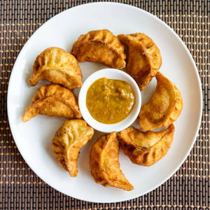 Paneer Fried Momos.