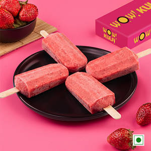 Popsicles Strawberry Ice cream - 4 Pcs