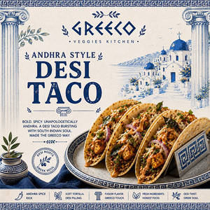 Andhra Style Desi Taco