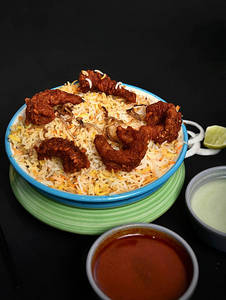 Prawns Biryani [4 Pieces]