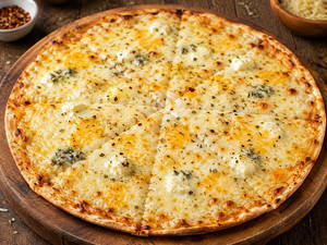 Four Cheese Pizzaa (thin Crust)