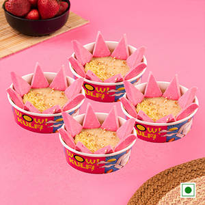 Strawberry Kulfi Falooda with Rabdi - 4 Pcs