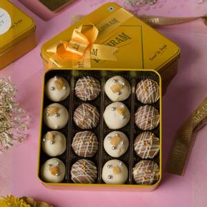 Yellow Choco Laddu Box