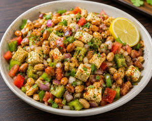 Paneer Peanut Chat