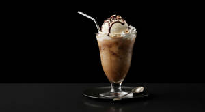 Cold Coffee With Ice Cream