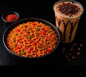 Peri Peri Maggi With Classic Cold Coffee (300Ml)