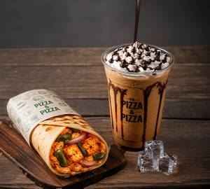 Paneer Tikka Wrap + Cold Coffe