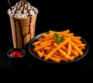 Classic Cold Coffee With Salted French Fries