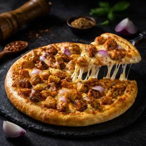 Malbari Chicken Pizza [ 12 Inches ]