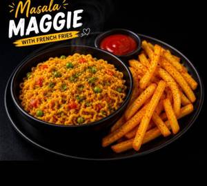 Classic Masala Maggi With French Fries