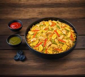 Egg Chicken Singapuri Noodles