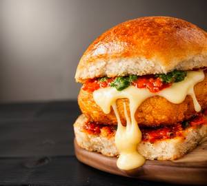 Cheese vada pav