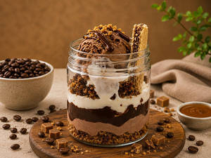 Coffee Toffee Jar Sundae - (300 Ml)