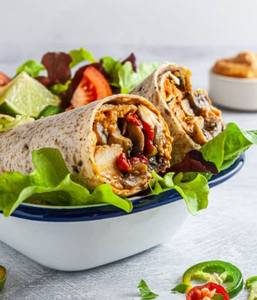 Mushroom & Cheese Wrap