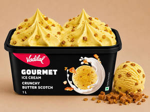Crunchy Butter Scotch Gourmet Tub - 1 Ltr