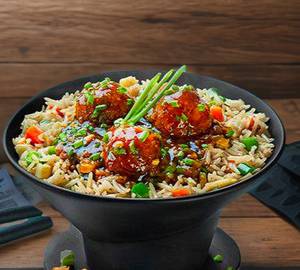 Chicken Manchurian Rice
