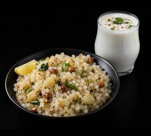Sabudana Khichdi With Butter Milk