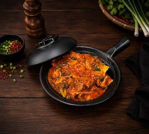 Chicken korean kimchi rice