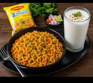 Classic Masala Maggi With Butter Milk (300Ml)