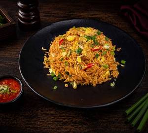 Egg Burnt Chilli Garlic Rice