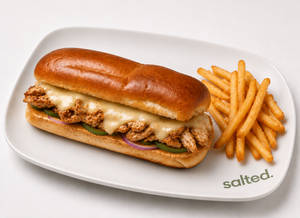 Chicken Swiss Melt Sandwich (Served With Fries)