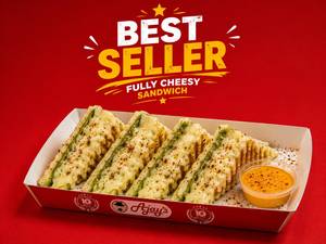 Cheese Chutney Grilled Sandwich