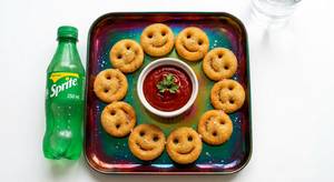 Combo Potato Smile Fried Salted 10-Pieces & Sprite 250Ml