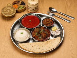 Mutton Masala Thali