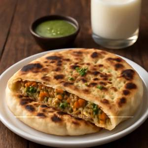 Veg Mixed Stuffed Kulcha