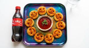 Combo Potato Smiley Fried Peri Peri 10-Pieces & Coca Cola 400Ml
