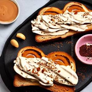 Peanut Cream Cheese Toast