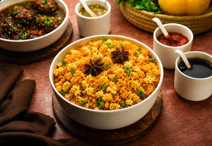 Egg Sichuan Fried Rice (Serves 2)