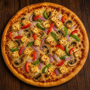 Kadai Paneer Pizza