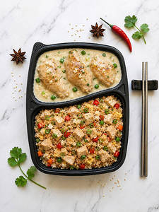 Chicken Fried Rice +garlic Chicken