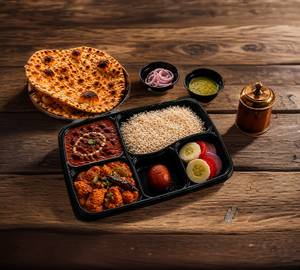 Kadhai Chicken Thali