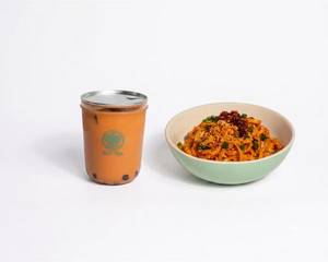 Thai Milk Tea & Korean Fire Ramen