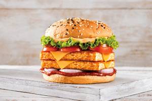 Cheesy Cheddar Paneer Double Patty