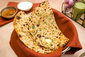 2 Stuffed Parantha With Curd And Pickle