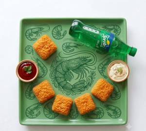 Prawns Nuggets Combo [5 Pieces] With Sprite [250 Ml]