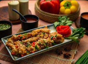 Fish In Chilli Garlic Sauce (Serves 2)