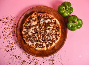 Minced MUTTON Capsicum Onion Pizza