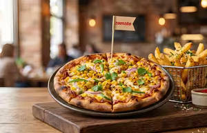 Corn pizza